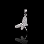 Cute 925 Sterling Silver Cage Pendants , Jewelry Sterling Silver Pendant