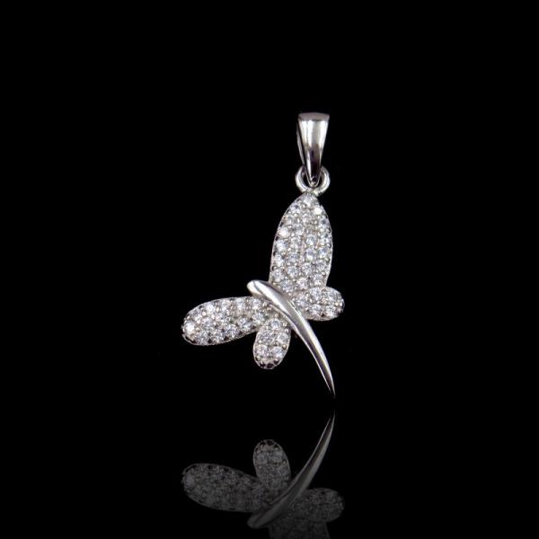 Cute 925 Sterling Silver Cage Pendants , Jewelry Sterling Silver Pendant