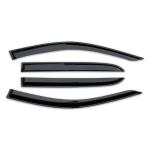 Mosun Vehicle Window Rain Guards Smoke / Dark Smoke Rain Visors For Trucks