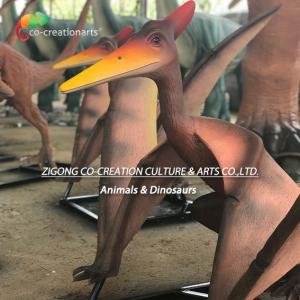 Quality Vibrant Fiberglass Pterosaur Statue: Lifelike Jurassic-Themed Decoration With Dynamic Soaring Wings wholesale