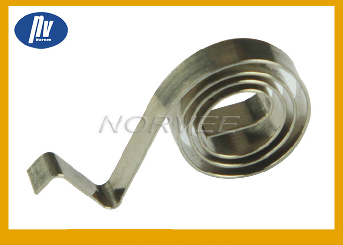 Stainless Steel 301 Industrial Torsion Spring , Spiral Power Spring For Motor