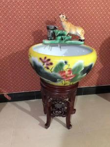 Quality Aquariums Accessories Lotus Pattern CCC Koi Fish bowl wholesale