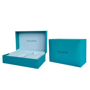 Quality Multi Function Turquoise Wrist Watch Packaging Boxes For Couple wholesale