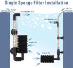 15 Gallon Single Filter Sponges Fish Tank Filters