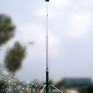 Quality 6063 Alu Telescopic Aerial Photography Push Up Antenna Mast wholesale