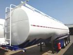 4 Axles Steel Petroleum Oil Tank Trailer High Bearing Capacity