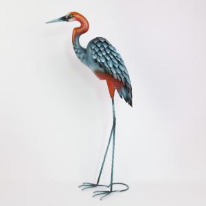 Quality Iron Crane Vintage Animal Metal Garden Statues Add a Touch of Nostalgia to Your Garden wholesale