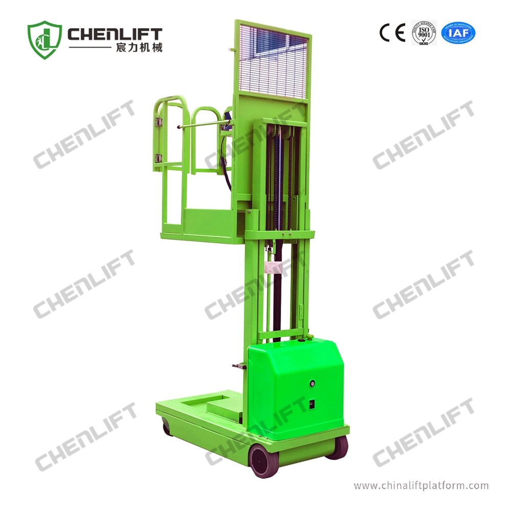 Sep Model Semi Electric Order Picker Manual Pushing With 4.5m Platform Height