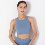 Fitness yoga vest women huddle shock absorption sports running bra fitness