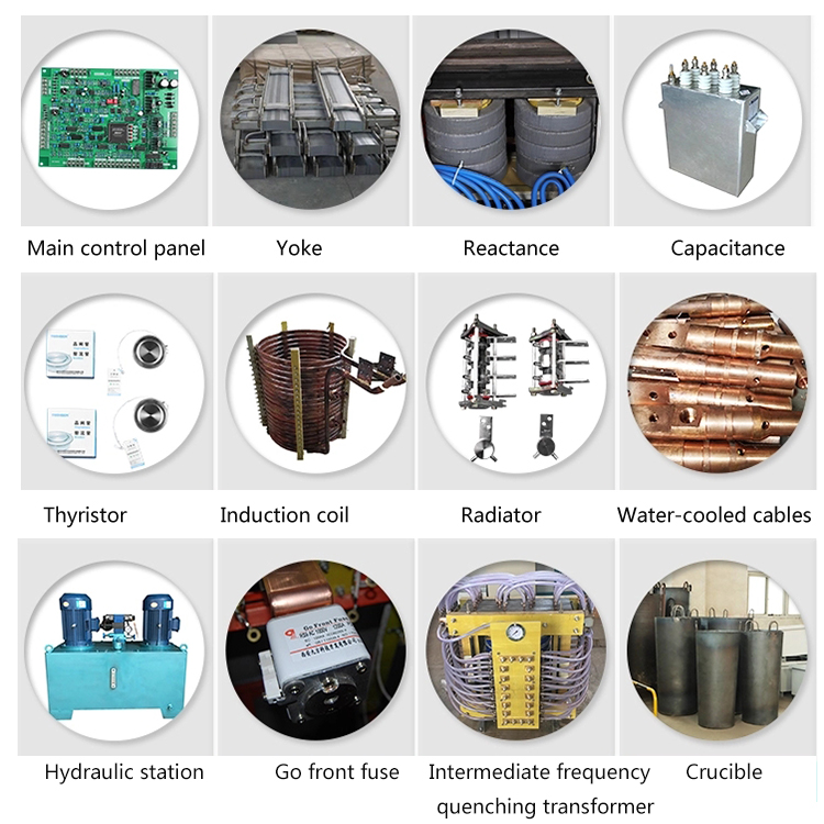 Big Capacity Hydraulic Tilting Steel Shell Furnace For Cast Iron Barbell And Dumbbell Setl