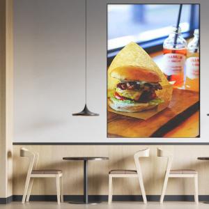 Quality 86 Inch Commercial Cafe Digital Signage Advertising Kiosk Display Screen wholesale