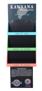 Quality 160gsm Advertising Cardboard Shelf Display Gold Silver Hot Stamping wholesale