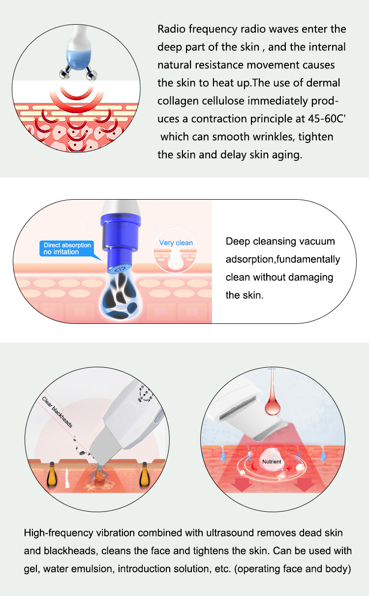 Skin Polishing Beauty Therapy Machines 10 In 1 Hydro Crystal Microdermabrasion Machine