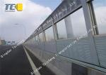 Fireproof Galvanized Highway Noise Barrier For Road Sound Insulation