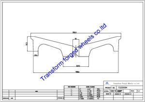 Quality TC220004 22 inch forged center disk blanks wholesale