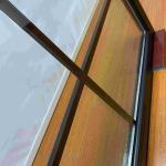 6MM 7MM Aluminium Glazing Single Glass Soundproof Aluminium Windows