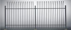 Quality High Strength Villa Park Ornamental Aluminum Fence , Metal Garden Fence wholesale
