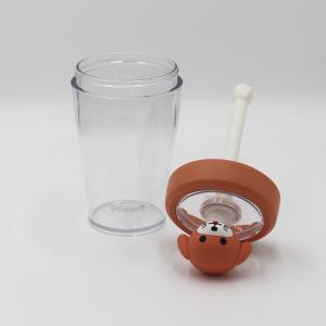 Quality Tritan Plastic Childrens Straw Water Bottle With Logo Customization wholesale
