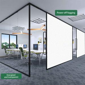Quality Switchable Pdlc Smart Glass Electronic Glass Partitions For Shopping Malls wholesale