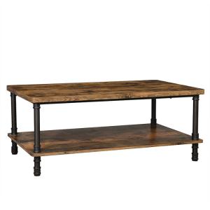 Quality Rustic Coffee Table, Industrial Design Cocktail Table, Coffee Table With Pipe Legs, LCT62X wholesale