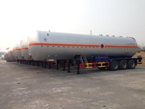 Quality 56000L Liquefied Petroleum Gas Lorry Tanker Trailer 3 Axles For LPG wholesale