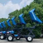4 Wheel Drive 14hp Diesel Palm Oil Tractor Equipment Wheelbase 2150mm