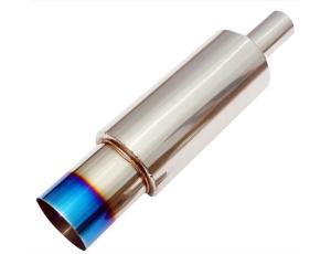 Quality 370mm 2&quot; Inlet 3&quot; Outlet 304 Stainless Steel Exhaust Muffler wholesale