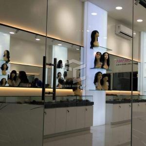 Quality MDF Head Wig Display Case wholesale