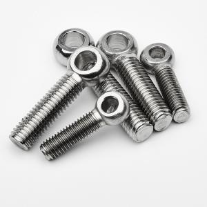 Quality DIN444 Stainless Steel 304 M8 Eye Bolt 0.01mm Tolerance wholesale