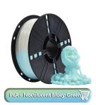 Blue Green 3D Prinitng Filament PLA Glow Filament 1.75mm 1000g