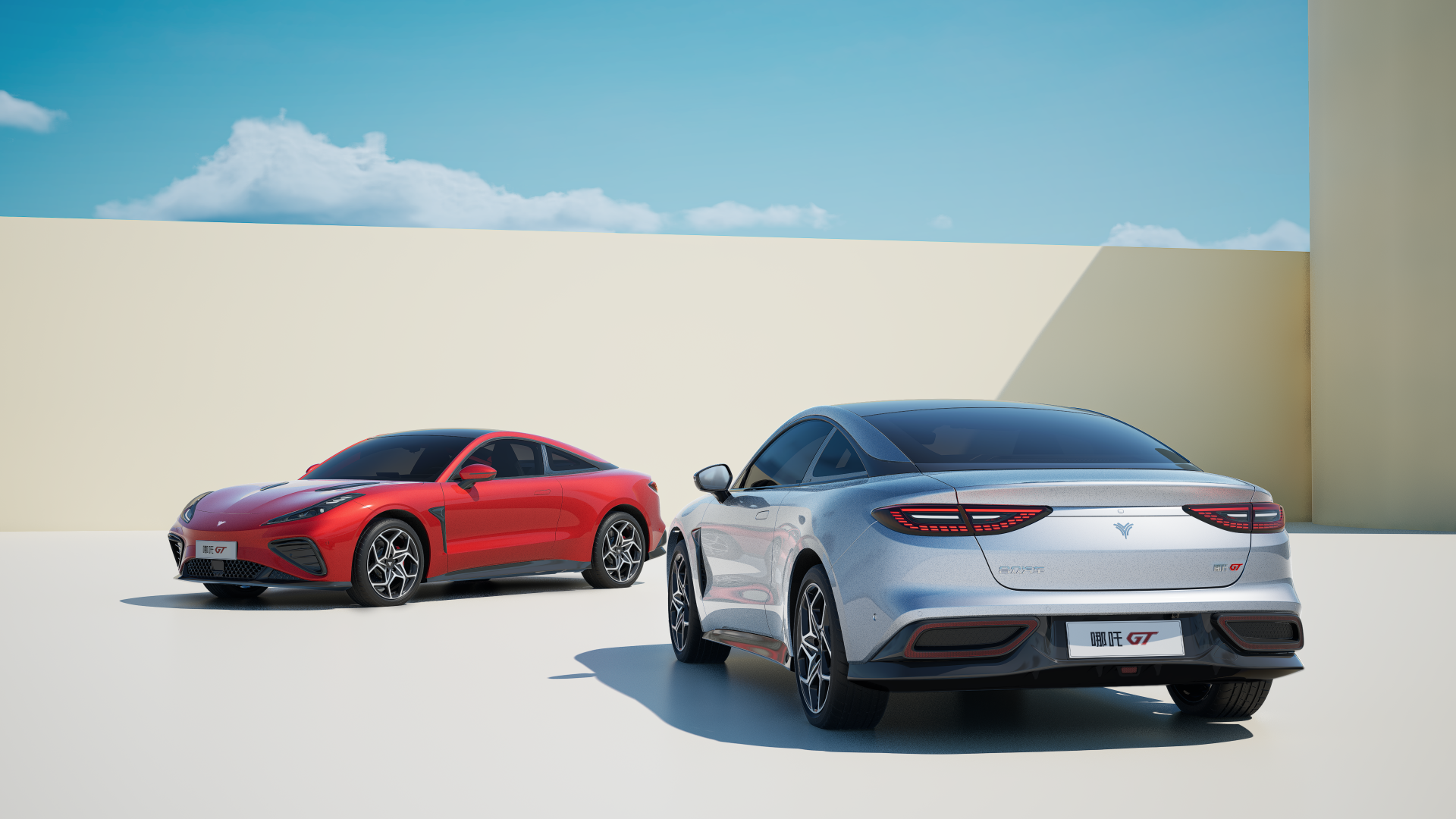 High-End Electric Sports Car Fast Charge in 0.5 Hours Slow Charge in 11 for Neta GT