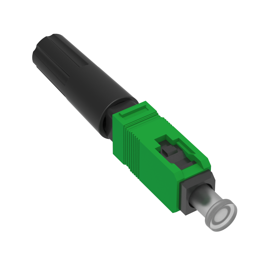 Fast Connector Simplex SC APC Fiber Optic Drop Cable with UPC Polished Field Assembly