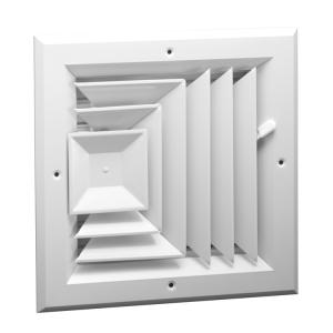 Quality Sidewall Air Diffuser Ceiling Fixed Blade 1mm Frame 300x300mm wholesale
