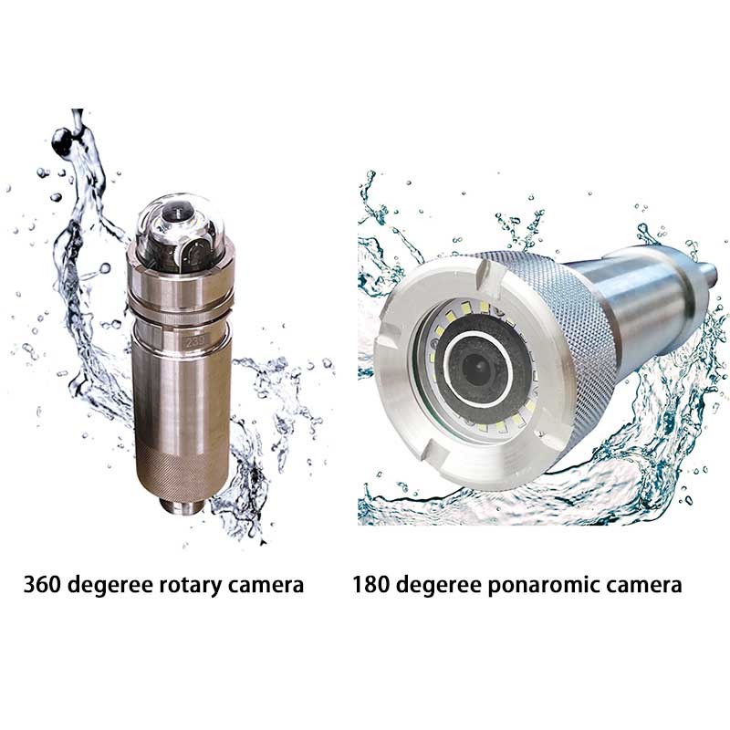 12 Inch Underground Camera With 360 Degree Rotary Borehole Inspection Camera