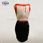 Ladies color stitching design fashion woman clothes casual 2017 sexy ladies one