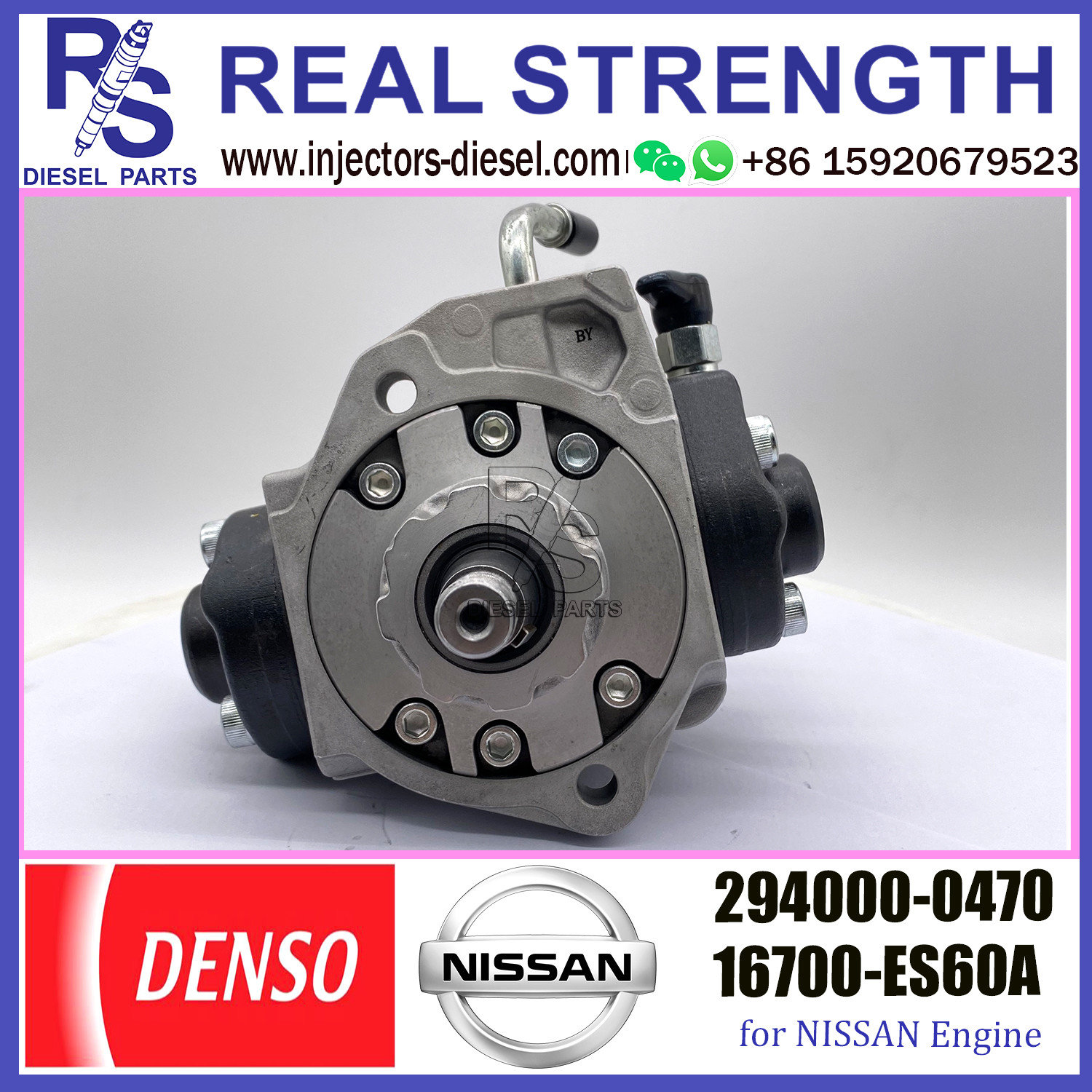 DENSO pump 294000-0470 16700-ES60A Excavator parts Fuel Injection Pump 294000-0470 16700-ES60A for NISSNA Engine parts