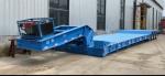 28 Tire Gooseneck Hydraulic Low Bed Transport Truck Semi Trailer with Jost