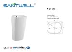 Commercial Fashionable Bathroom Pedestal Basins Ceramic Material For Hand