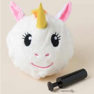 Quality OEM ODM Accepted Inflatable Buddy Ball Seahorse Diameter 12'' Plush Unicorn Balls wholesale