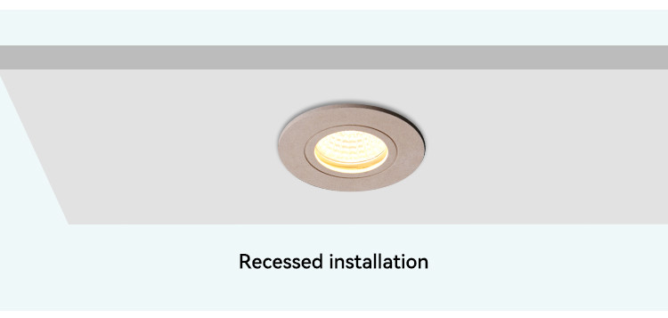 Eco Friendly Downlight Enclosure Round IP65 Recessed Can Light Housing