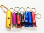 Personalized Anodized Aluminum LED Light Keychain Beer Bottle Opener, Laser