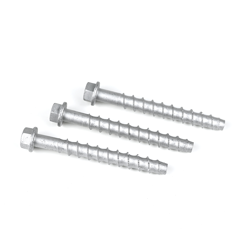 100mm Flat Head M10 Concrete Screws for Strong and Secure Traffic Sign Installation