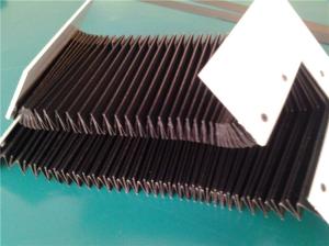 Quality Heat-sealed &amp;folded bellows fabric +PVC for any kind of machine dust covers wholesale