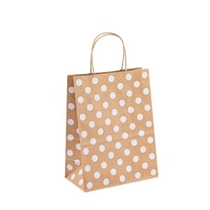 Quality Uncoated Brown / White Craft Paper Bag Biodegradable For B2B Market wholesale
