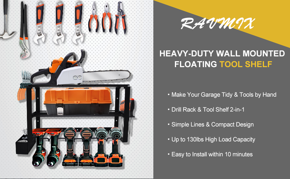 Organize Like a Pro Metal Pegboard Power Tools Storage Organizer with Flexible Design