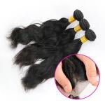 Raw Long Malaysian Virgin Hair Extensions , 3 Bundles Of Malaysian Curly Hair