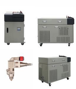 Quality 160w Industrial Pulse YAG Laser Welding Machine With Water Chiller Cooling wholesale