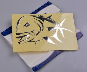 Quality Custom adhesive vinyl no background silver engraved gift decal sticker wholesale