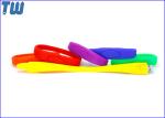 Silicon Buckle Personalized Wristband 4GB USB Memory Stick Thumbdrives