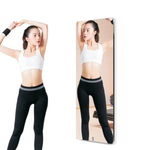 Quality Interactive Glass Sensor Smart Fitness Mirror For Home Gym Exercise wholesale